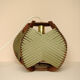 Woven khaki lamp to install
