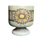 Vallauris, polychrome earthenware cache pot vase by Jean Lespinasse circa 1960