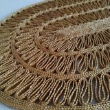 Grand dessous de plat en paille
