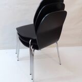 Ilmari Lappalainen - A set of three 'Columna' chairs for Asko. Ca. 1956. Fi