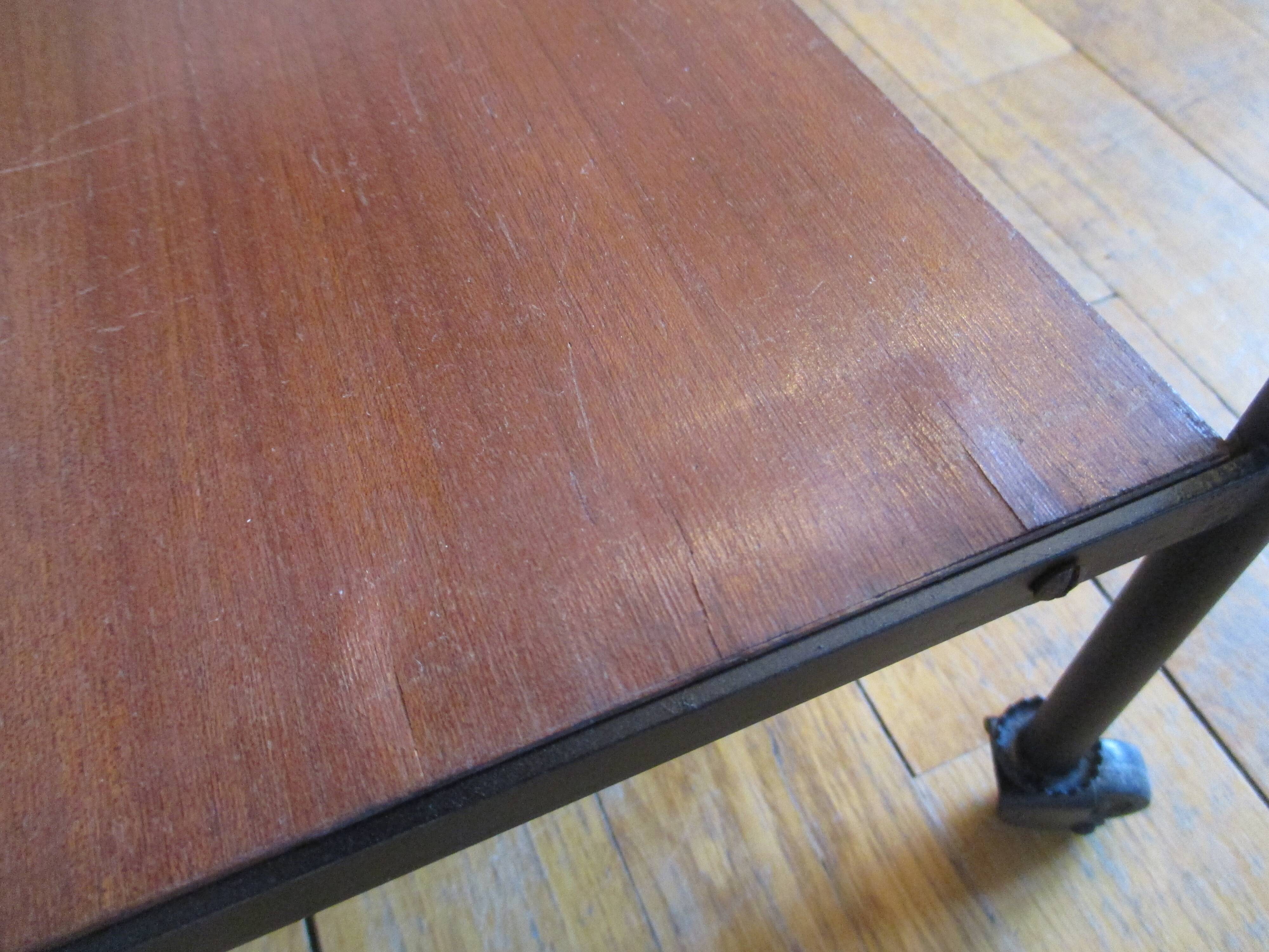 Vintage shelf on wheels 60s