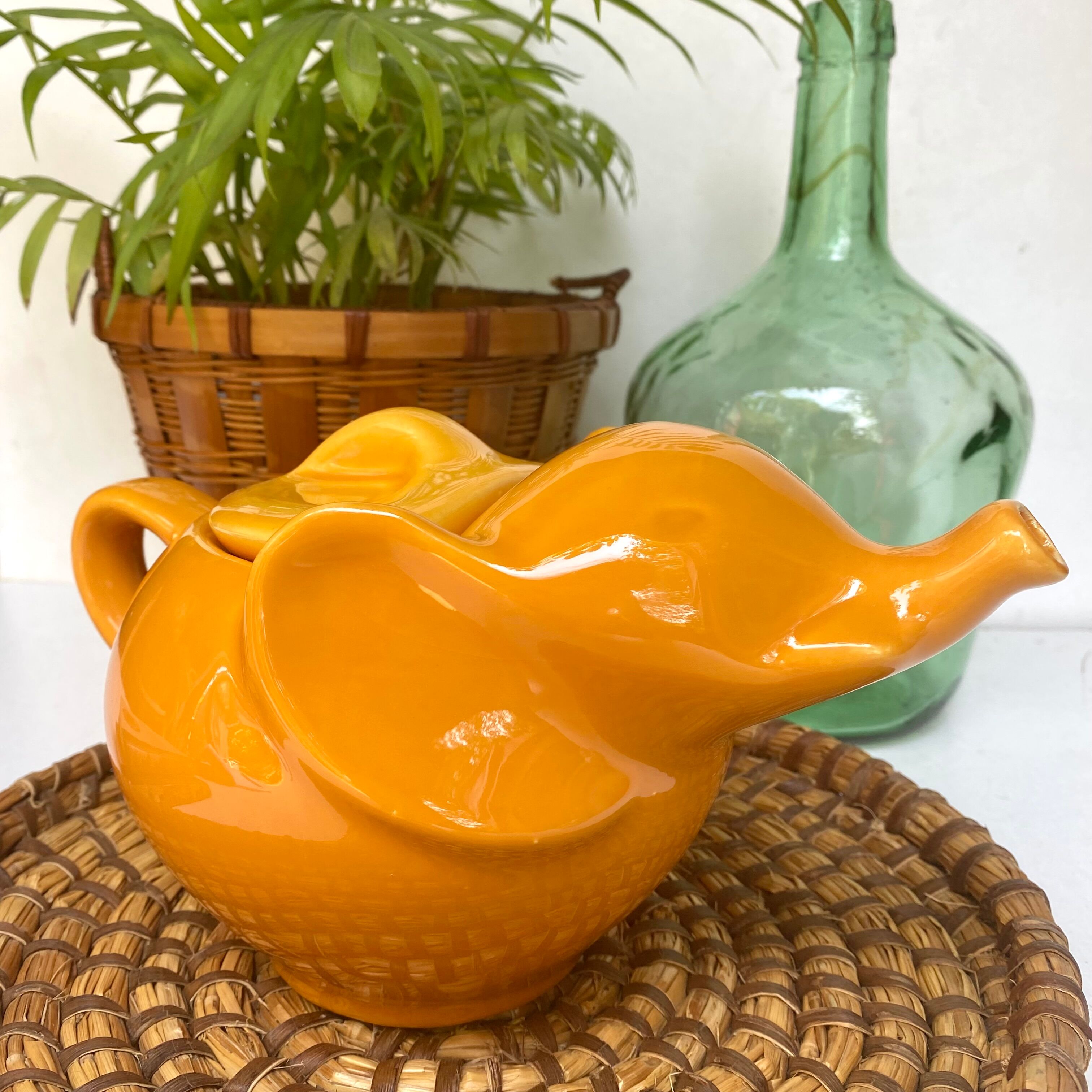 Vintage elephant teapot