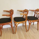 Vintage Bentwood Armchairs - Set of 3 - Mid-Century Irish Pub Style