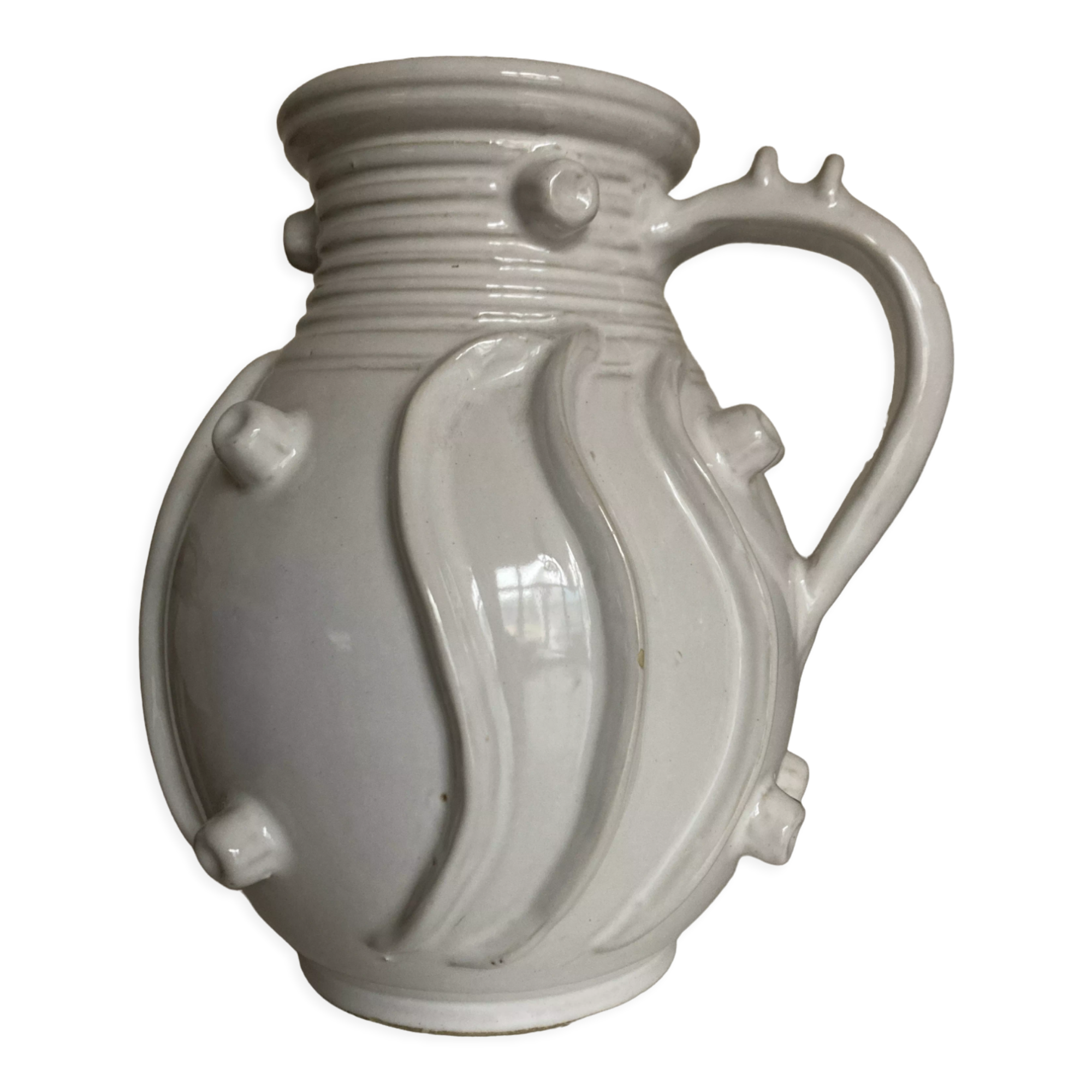 Vase en terre vernissée Emile Tessier 1960 Malicorne