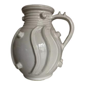 Vase in glazed clay Emile Tessier 1960 Malicorne