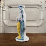 18th century Virgin Mary in Nevers earthenware