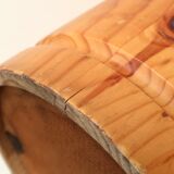 Wooden wastebasket, 70s