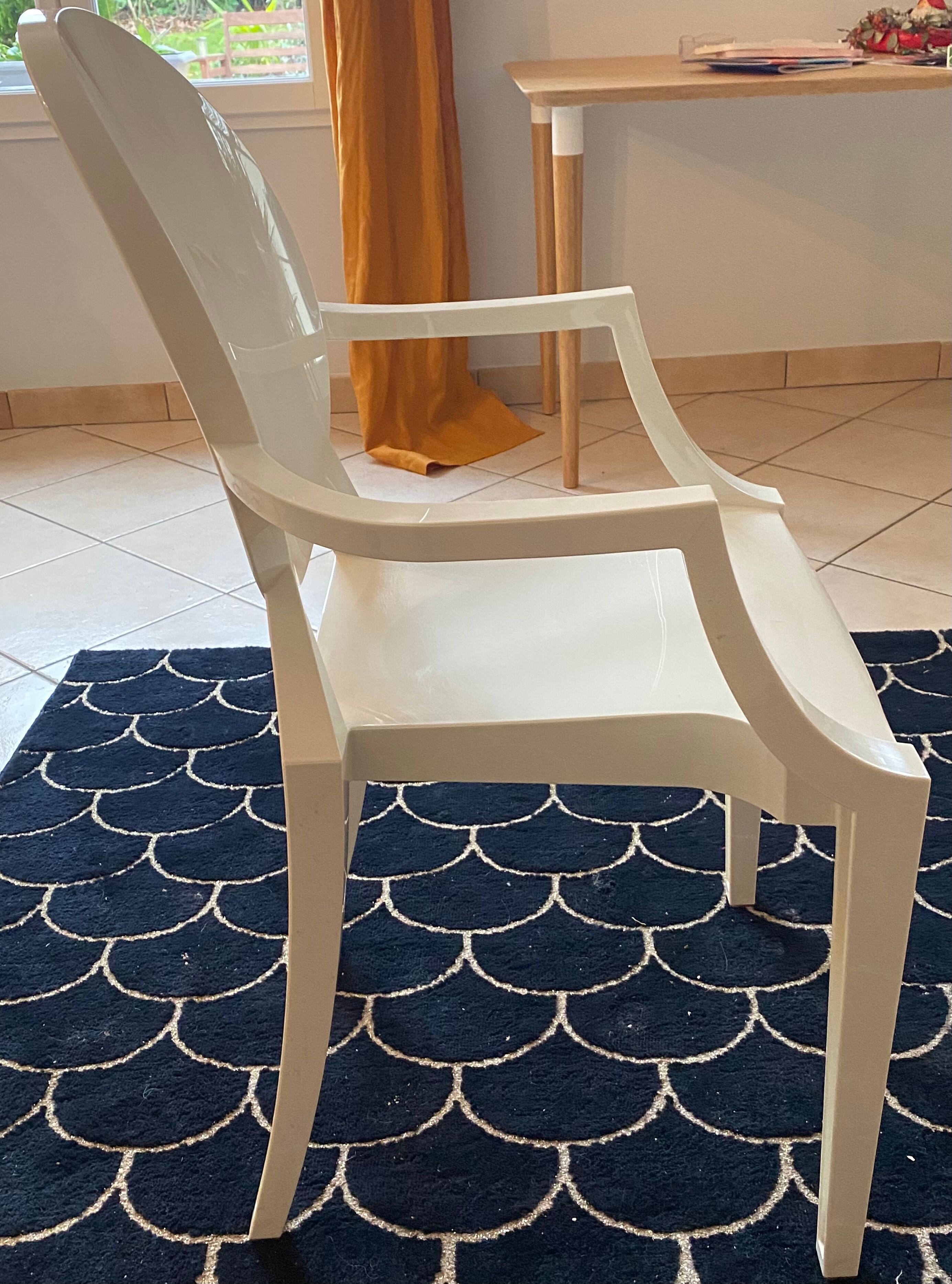 Philippe Starck's Louis Ghost chair for Kartell