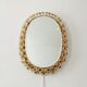 Illuminated floral mirror by Palwa