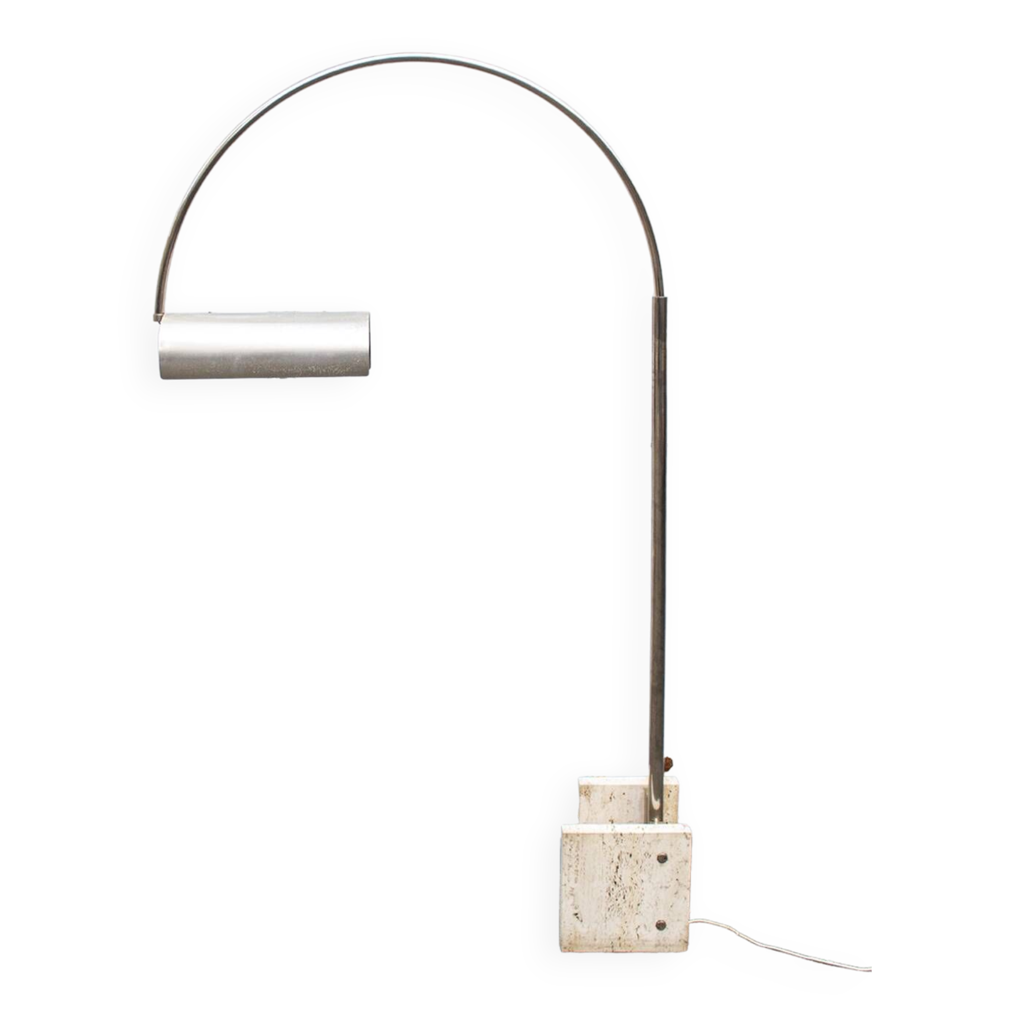 Lampada ad arco Giuliano Cesari ed Enrico Panzeri per Nucleo, Italia anni '70