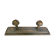 Patinated wooden coot rack