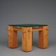Vintage Pine Brutalist Coffee Table, 1970s