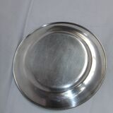Round table service table tray Silver metal punch WMF