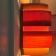Pair of wall sconces in pine veneer, Translandia Denmark, 1960