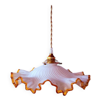 Pleated opaline suspension from 1940