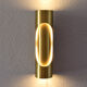 Mid Century Modern Space Age Brass Sconce by Marca SL Spain, 70s