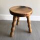 Wood tripod stool