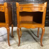 Pair of wooden bedside tables