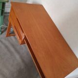 Scandinavian desk with sled legs