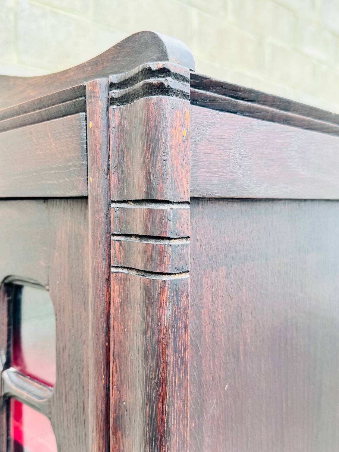 Parisian wardrobe, glass door