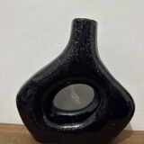 Vase berbère fait main - bleu marine
