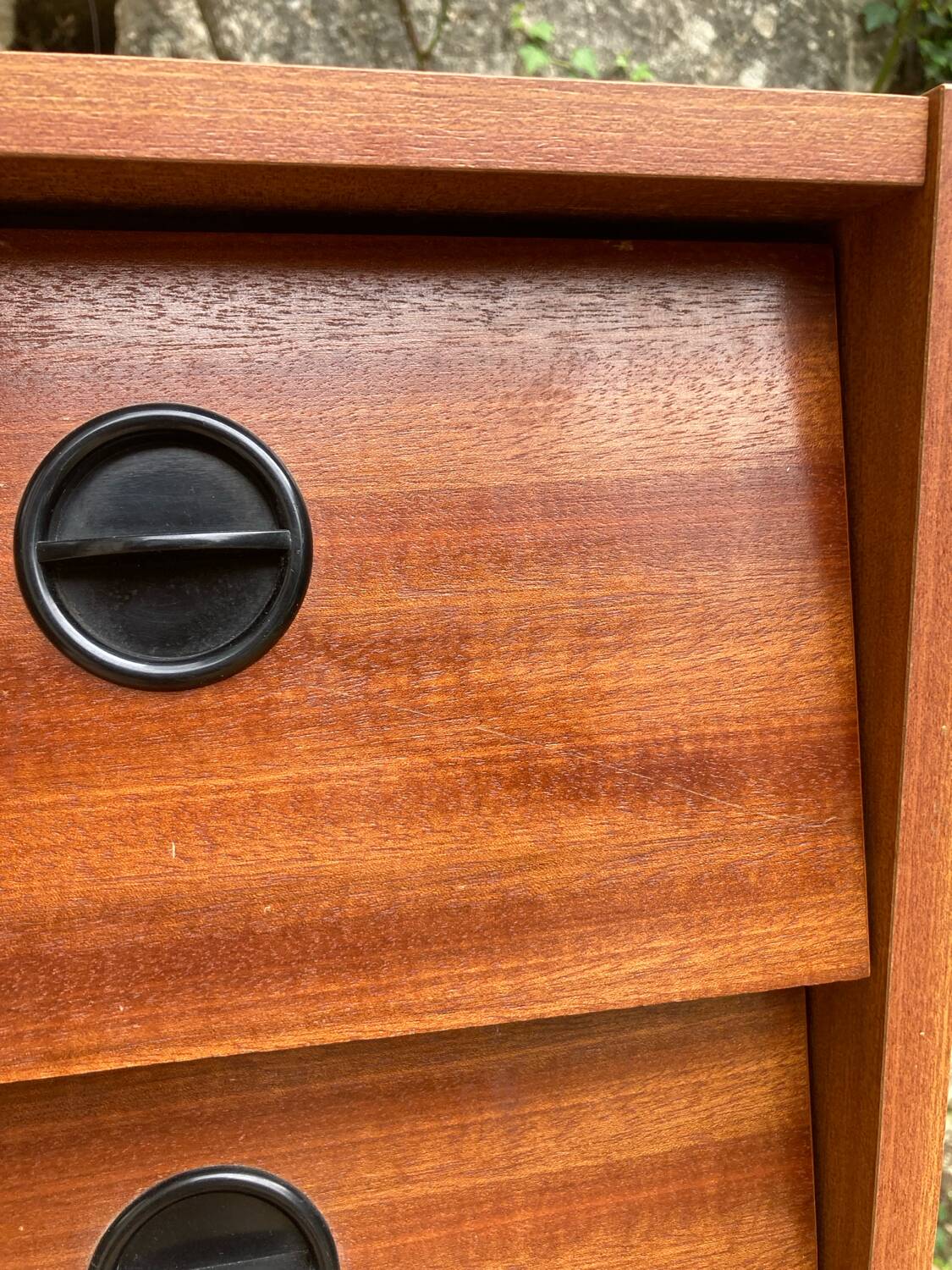Vintage shoe cabinet