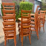 Set of 18 bistro chairs