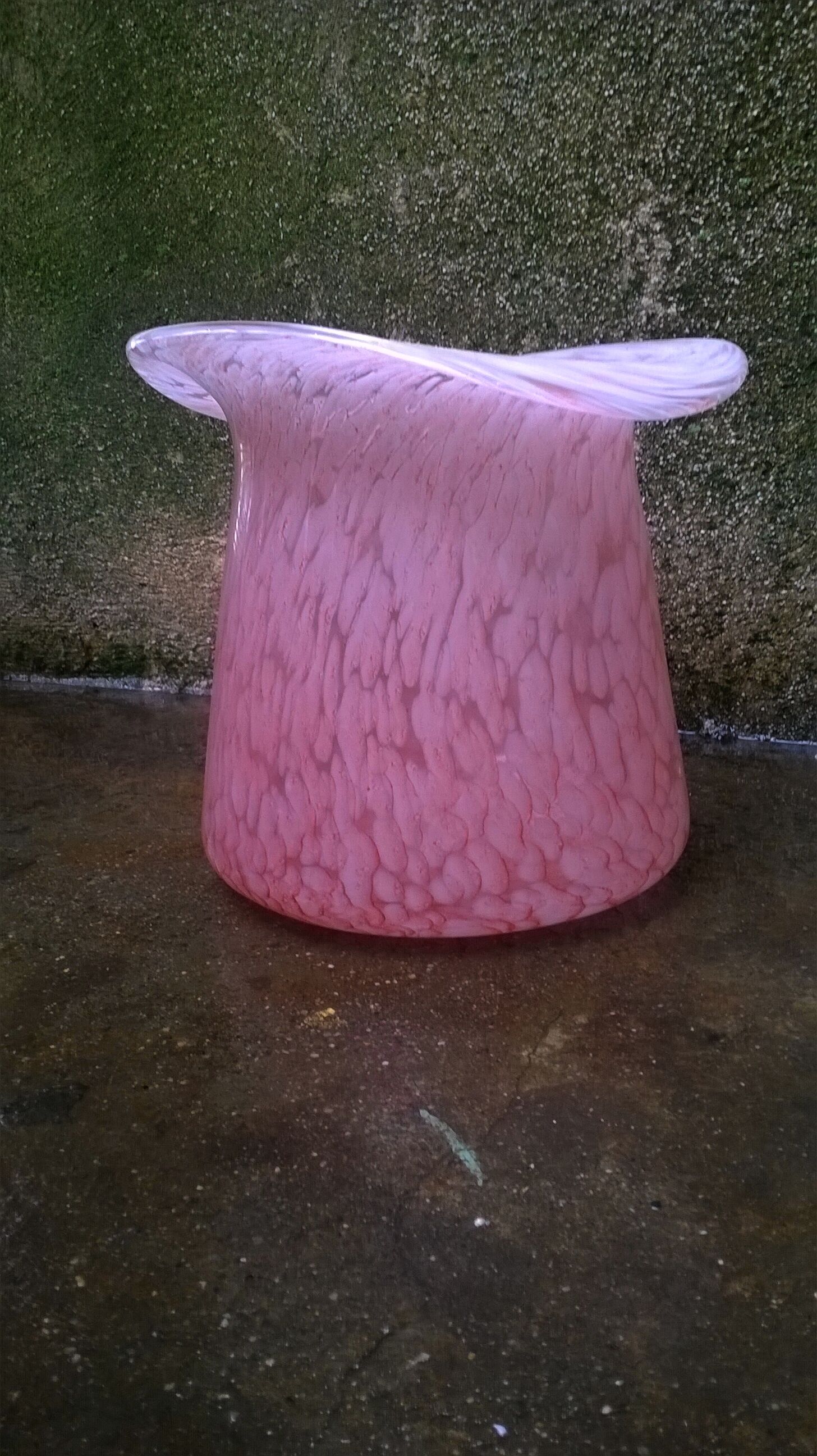 Old glass hat