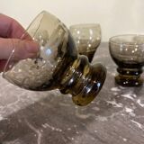4 vintage glasses