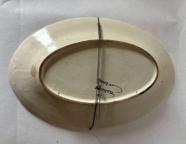Plat ancien Quimper Henriot
