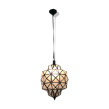 Brass and copper suspension lamp