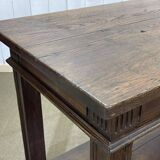 19th century oak draper's table