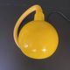 Yellow Hebi lamp by Isao Hosoe for Valenti, vintage pop yellow from the 1970s.