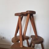 Set of 5 vintage tripods