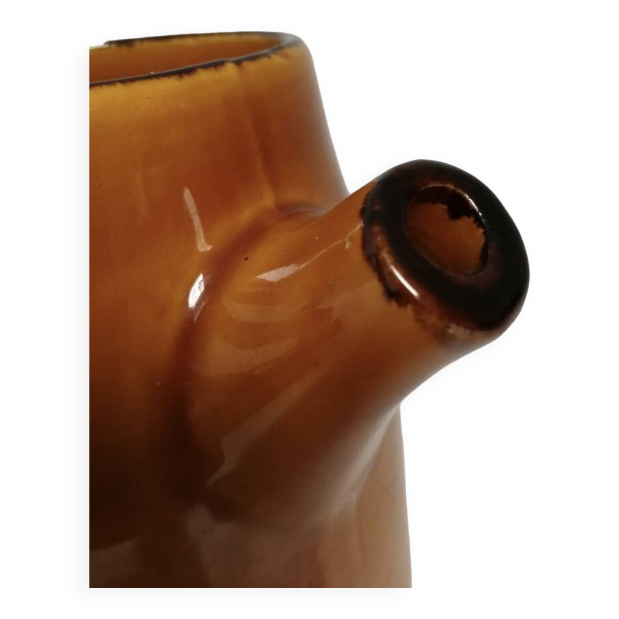 Poet laval roman ceramic pitcher circa 1960