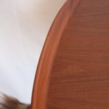 Scandinavian coffee table in teak and Briare enamels, vintage branded Bovirke