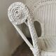 Wicker bench, rattan