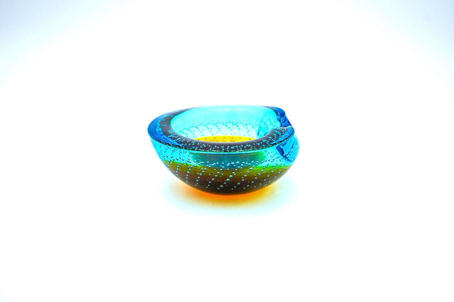 Murano pocket bowl "Sommerso Bullicante" – Galliano Ferro
