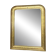 Antique mirror 86.5/69cm Louis-Philippe gilded with gold leaf, engraved decoration.