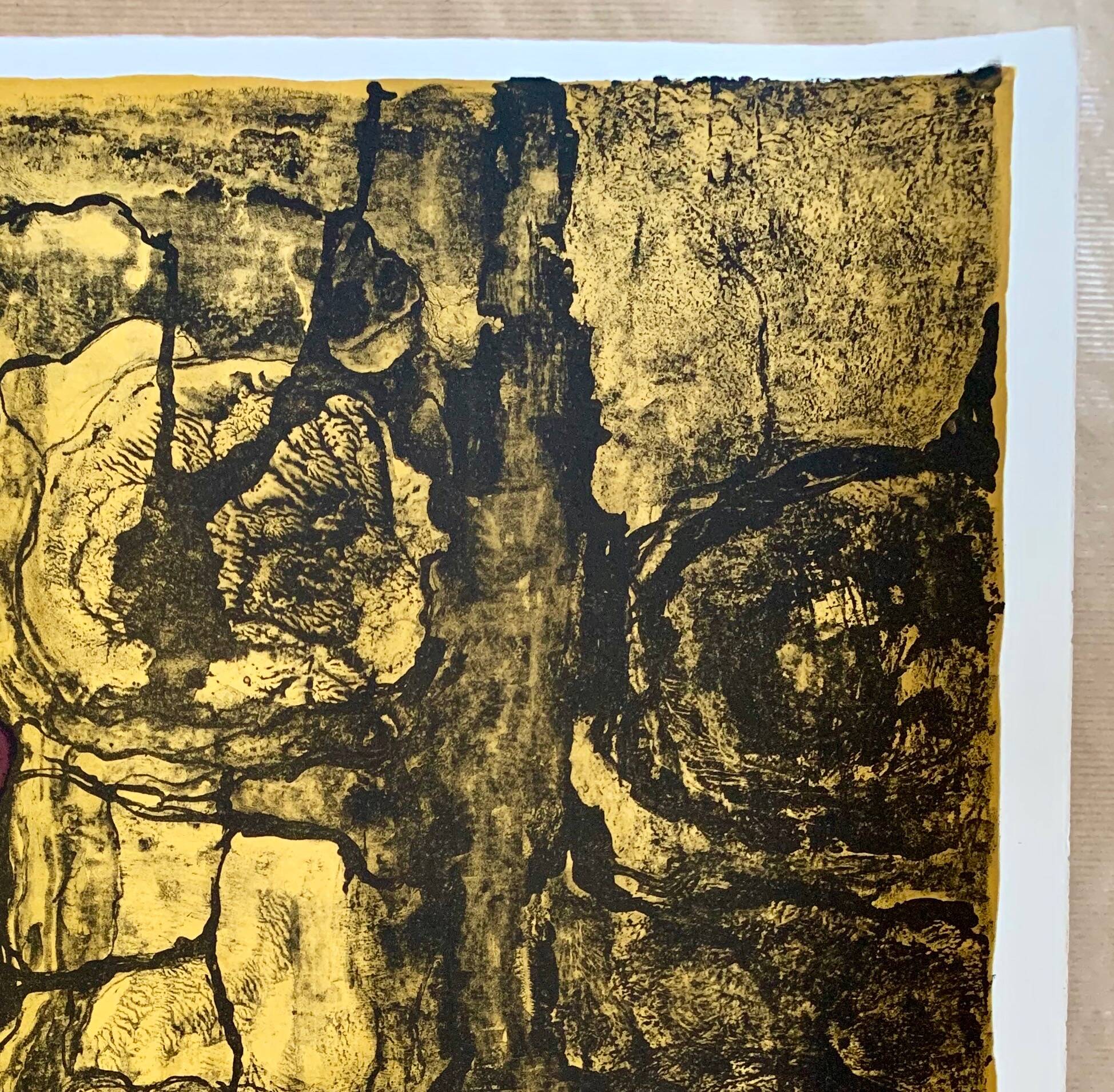 Original lithograph – "Study of the Human Body," attributed to Maurice