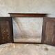 Antique oak church window doors, 1930s