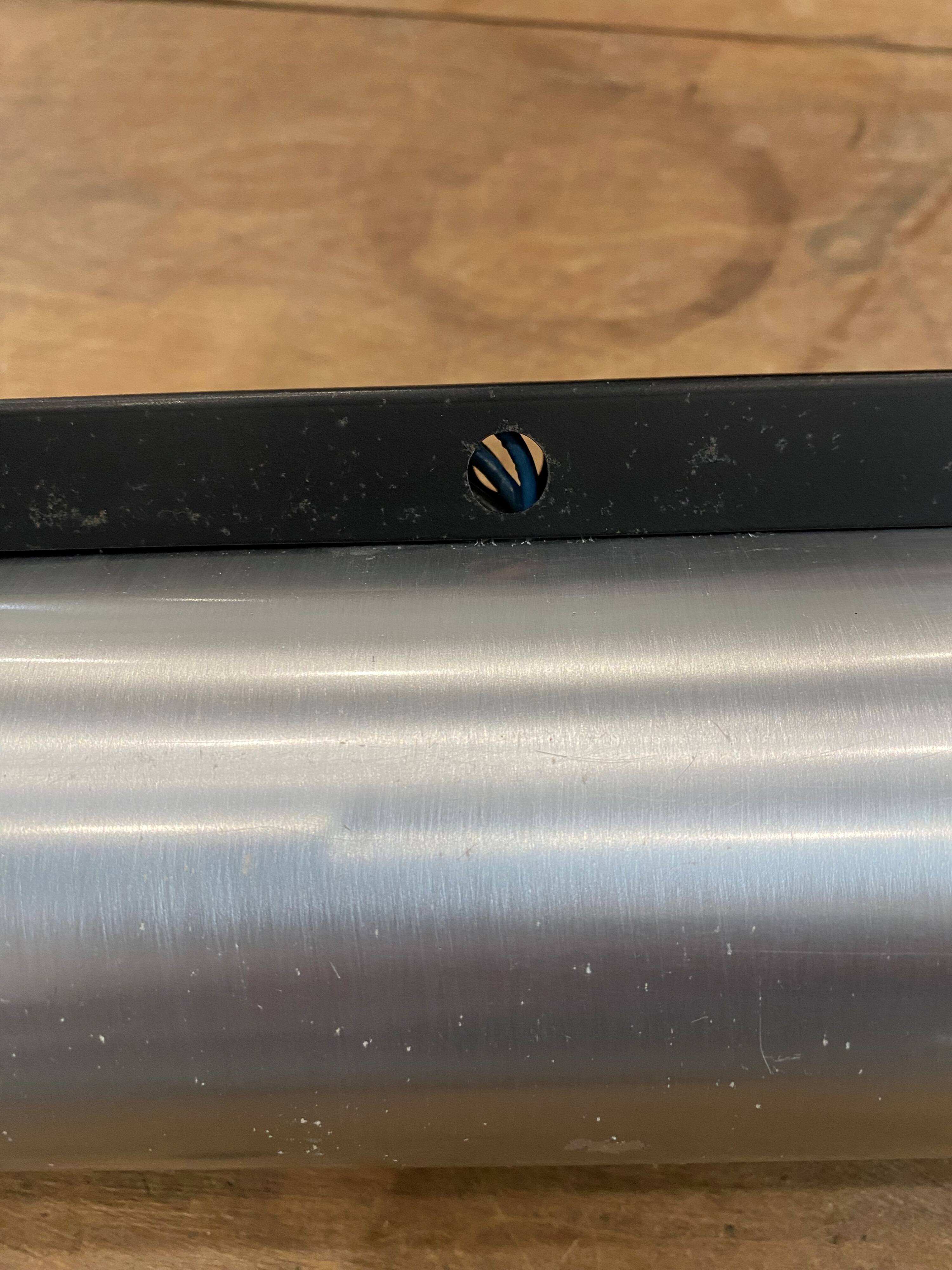 Wall lamp n1 Sconce Fuga XXL 60cm Aluminum Raak Komulainen 1970