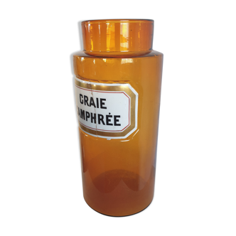 Pharmacy jar chalk camphoree