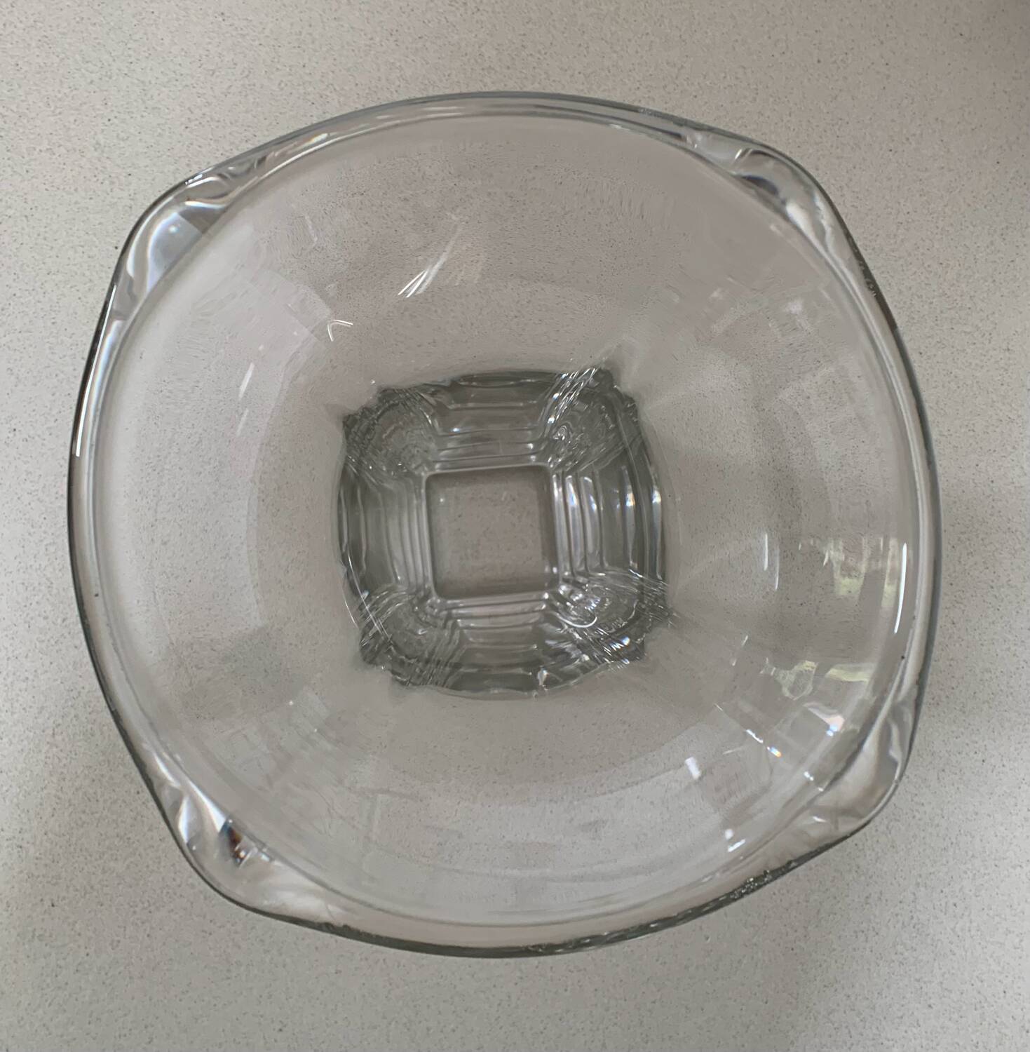 Large crystal vase
