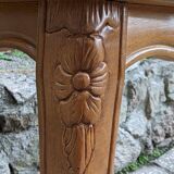 Telephone stand in solid cherry wood