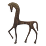 Etruscan Greek horse paperweight in bronze, 1950s