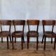 6 OLD CHAIRS BISTROT BAR CAFE RESTAURANT STAMPED BAUMANN
