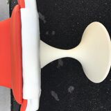 Orange tulip foot armchair