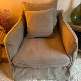 Fauteuil en lin Home Spirit