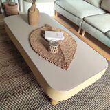 Rattan coffee table